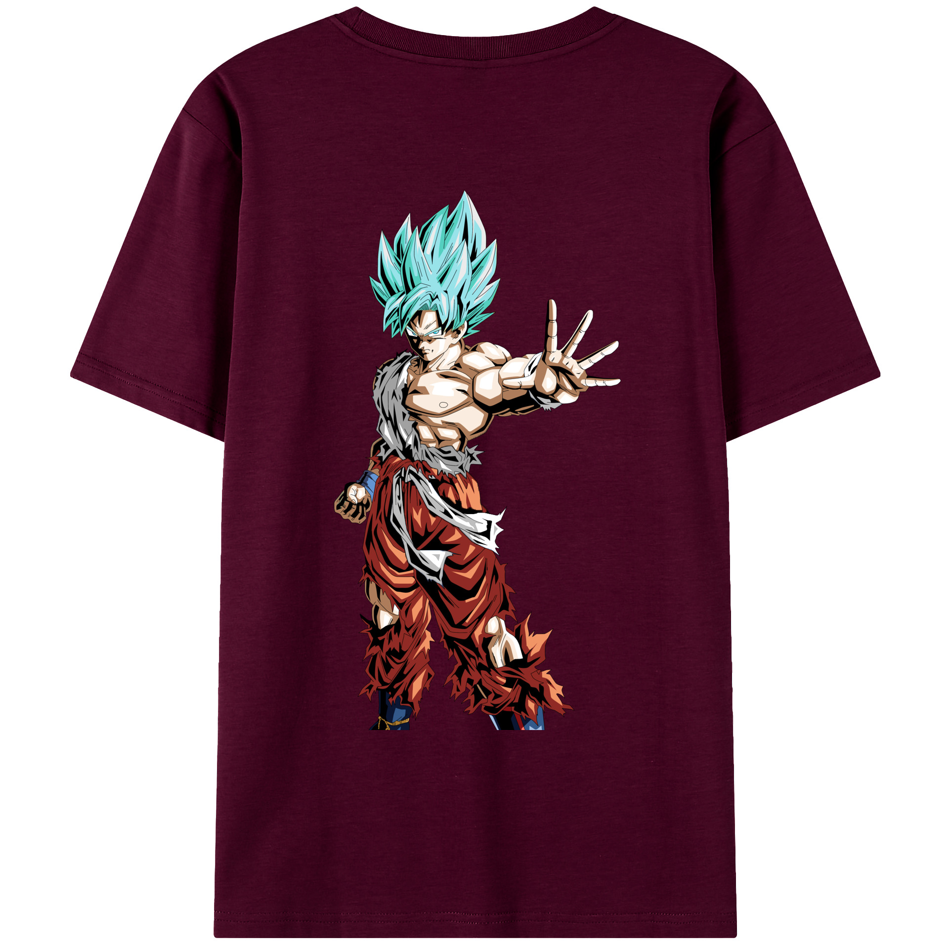 （画像用） ドラゴンボール 孫悟空（そん ごくう）Son Goku カカロット DRAGON BALL Kakarotto レディース半袖Tシャツ(バックプリント)